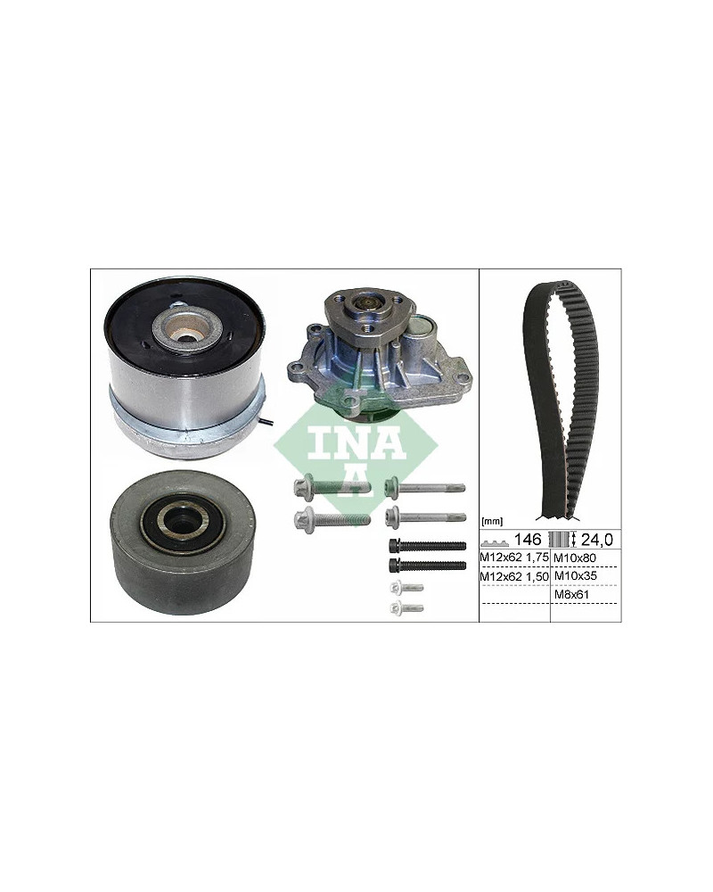 Zestaw paska rozrządu + pompa wody SCHAEFFLER INA 530 0724 30